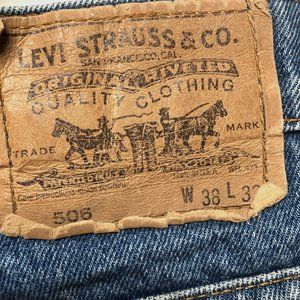 Men's Vintage Levi’s 506 jeans Made in America.